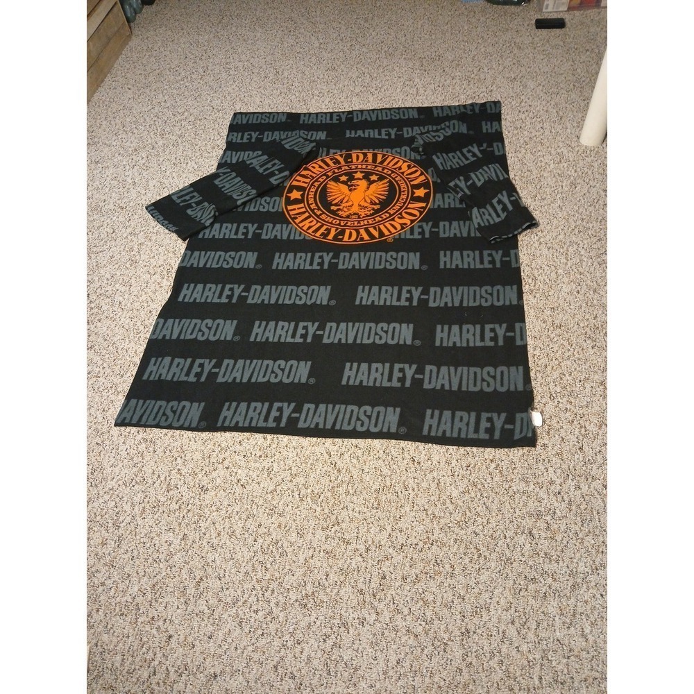 Harley Davidson Long Pajama Cardigan Cape One Size